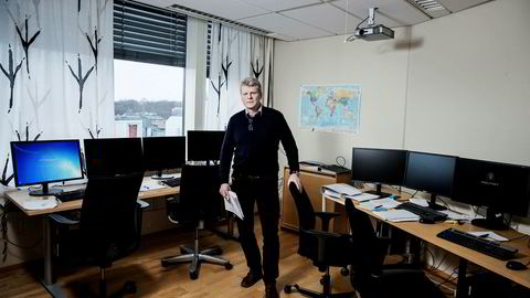 I dette rommet hos Økokrim behandles noen av hvitvaskingstipsene som strømmer inn fra banker og eiendomsmeglere. Enheten for finansiell etterretning, som ledes av Sven Arild Damslora, analyserer meldingene.