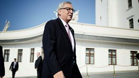 Europakommisjonens president Jean-Claude Juncker har nedlagt «forbud» for medlemsstatene mot å snakke med britene før landet formelt har levert oppsigelse av medlemskapet. Foto: Stephane de Sakutin/AFP/NTB Scanpix