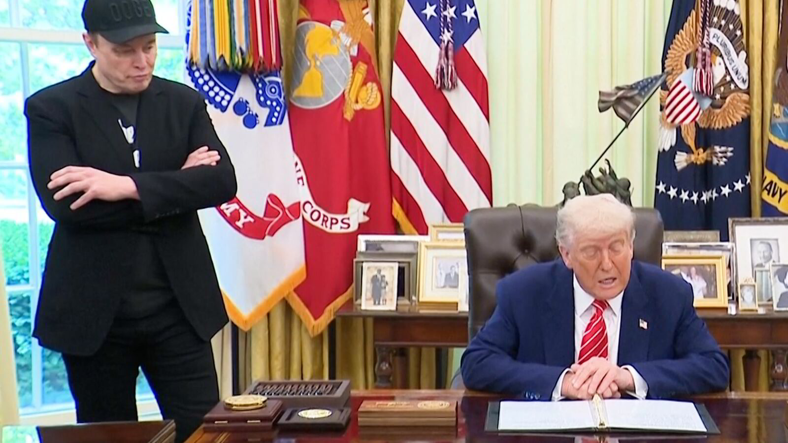 Kuttekspert Musk roste presidentens total­renoverte kontor: – 24 karat gull