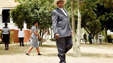 Ugandas president Yoweri Museveni. Foto: Isaac Kasamani, Afp/NTB Scanpix