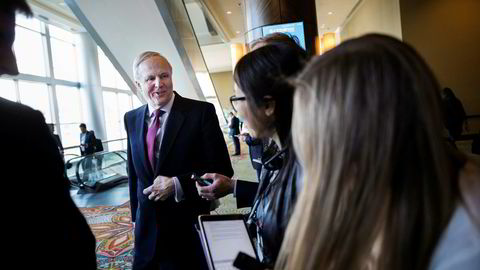 BPs konsernsjef Bob Dudley var innom oljekonferansen Ceraweek i Houston denne uken. Han roser samarbeidet med Kjell Inge Røkke-kontrollerte Aker og vil ta samarbeidet til flere kontinenter.
