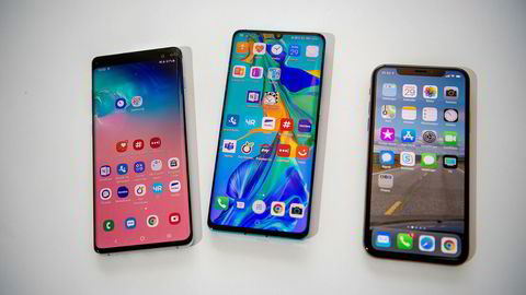 De tre beste smarttelefonene, Samsung Galaxy S10+, Huawei P30 Pro og Apple Iphone XS, får omtrent samme karakter i tester. Men dine preferanser avgjør hvilken du bør velge.