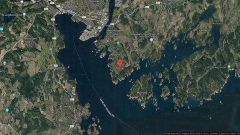 Området rundt Sandvikaveien 1C, Larvik, Telemark og Vestfold