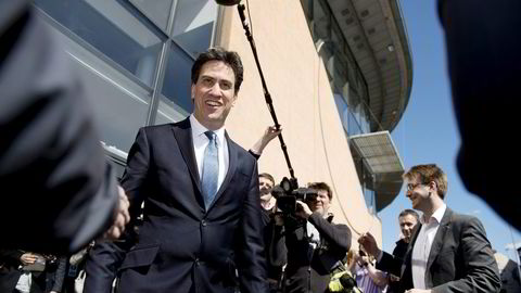 Ifølge meningsmålingene ligger Labour-leder Ed Miliband best an til å bli statsminister. Foto: Oli Scarff, AFP/NTB Scanpix