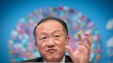 PESSIMISTISK - Vi taper kampen, sier Verdensbankens sjef Jim Yong Kim og peker på det han mener er sviktende internasjonal solidaritet. Foto: Ørjan F. Ellingvåg