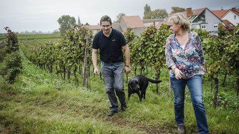 Sabine Mosbacher og Jürgen Düringer lager en rimelig og svært god vin fra Pfalz Foto: Hampus Lundgren