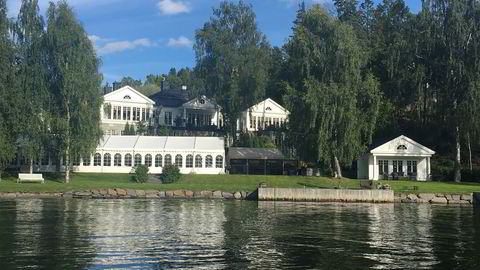 Thomas Jessen og kona Doribeth Jessen har kjøpte dette huset på Nesøya i Asker av tidligere Pareto-topp Ole Henrik Bjørge. Bildet er fra 2016.