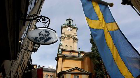 Arkivbilde. Gamla Stan i Stockholm. Foto: REUTERS/Bob Strong/File Photo