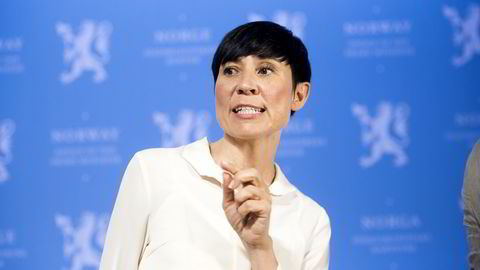 Forsvarsminister Ine Eriksen Søreide (H). Foto Mikaela Berg