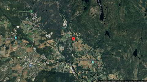 Området rundt Rukarvegen 78, Midt-Telemark, Telemark og Vestfold
