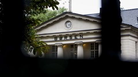 Oslo Børs falt markert tilbake torsdag. Foto: Adrian Nielsen