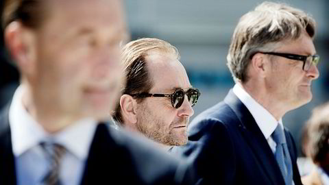 Kjell Inge Røkke (i midten) og Aker-sjef Øyvind Eriksen (til høyre) er nok åpne for å inngå strategiske allianser selv om partneren ikke blir amerikanske Halliburton.