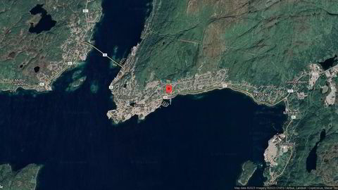 Området rundt Sandvikveien 27B, Senja, Troms og Finnmark