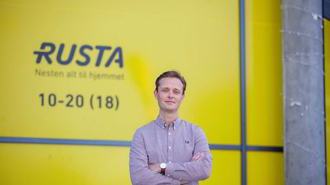 Norgessjef Erlend Kramer i Rusta Retail mener selskapet kan gå langt.