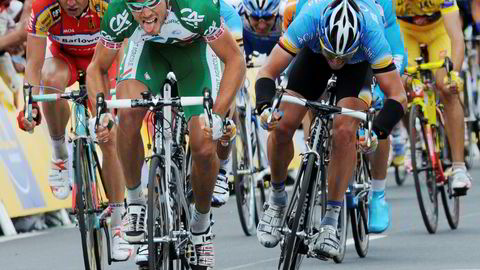 Thor Hushovd har gjort stor suksess i aksjemarkedet etter han la opp som proffsyklist i 2014. Bildet viser Hushovds målgang som vinner av den andre etappen i Tour de France i 2008.