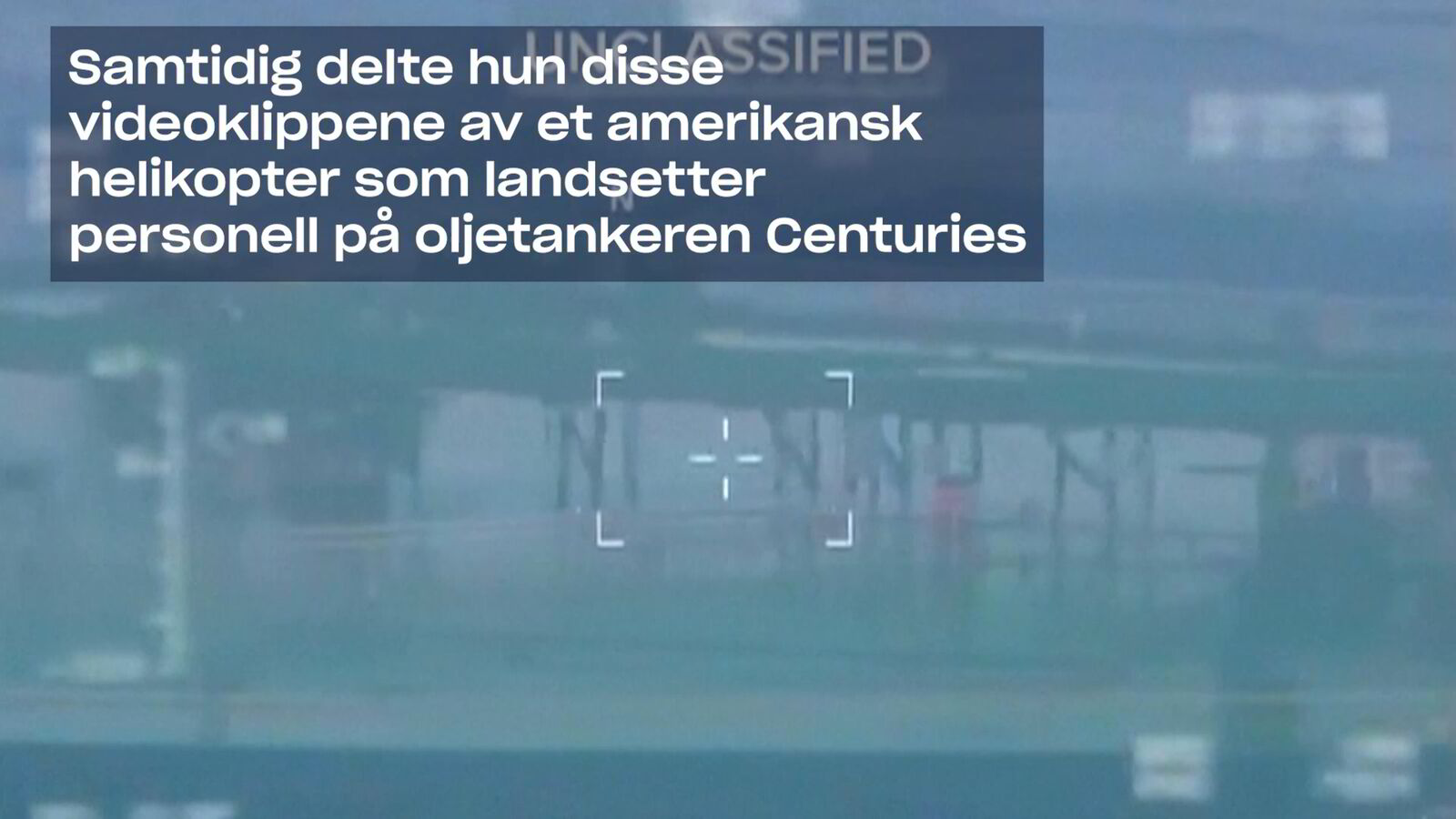 Her stoppes oljetankeren «Centuries»