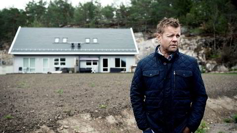 Lasse Fosby på Nesodden, der han har bygget en rekke boliger.