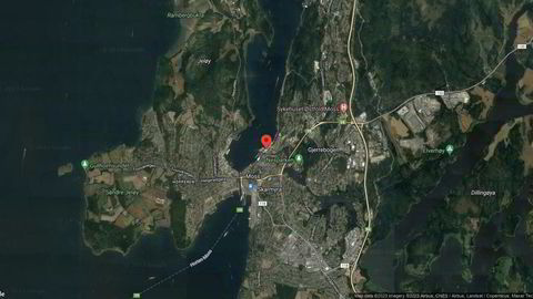 Området rundt Bernt Ankers gate 8, Moss, Viken