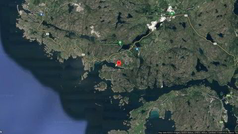 Området rundt Trosavigveien 71, Eigersund, Rogaland