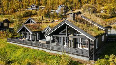Hemsedal er kommunen med de høyeste fjellhytteprisene. Denne hytta til 12,5 millioner kroner var den dyreste som det var visning på i helgen.