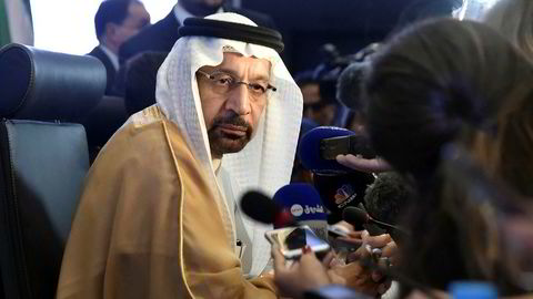 Saudi-Arabias oljeminister og Opec-topp Khalid al-Falih toner ned den kraftige retorikken fra Saudi-Arabia den seneste tiden.