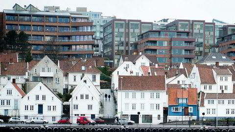 Stavanger var blant byene der boligprisene steg i fjerde kvartal 2018.