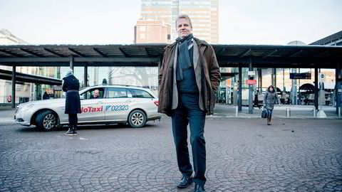 – Det kan hende vi har et mer liberalistisk syn enn gjennomsnittssentralen, svarer konsernsjef Bjørn Rebne (55) i Oslo Taxi på spørsmål om han nå avviker fra konfrontasjonslinjen til Norsk Taxiforbund. Foto: Mikaela Berg