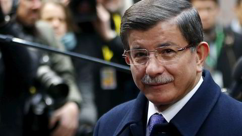 Tyrkias statsminister Ahmet Davutoglu. Foto:  Francois Lenoir/REUTERS/NTB scanpix