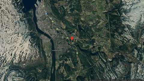 Området rundt Skjervstadvegen 78, Vefsn, Nordland