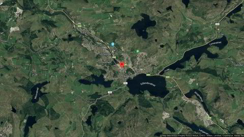 Området rundt Torgveien 20, Gjesdal, Rogaland