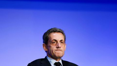 Den tidligere franske presidenten Nicolas Sarkozy er rystet over opplysningene fra Økokrim. Foto: AFP PHOTO / MARTIN BUREAU