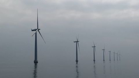 Statoil og samarbeidspartner E.On investerer stort i vindkraft i Østersjøen, sørvest for Bornholm. Illustrasjonsfoto: M. Prinke.