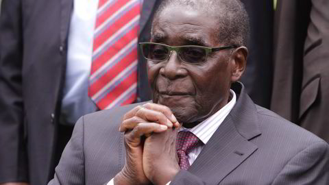 Avbildet er Zimbabwes president siden 1980, Robert Mugabe (92). Foto: AP Photo/Tsvangirayi Mukwazhi
