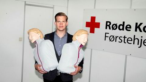 Fredrik Aasebø i Røde Kors Førstehjelp