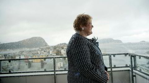 Venstre-leder Trine Skei Grande har god utsikt fra suiten på landsmøtehotellet i Ålesund. Hun speider også tilbake på fire års turbulent samliv med regjeringspartiene.