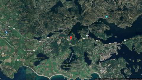 Området rundt Duetjønn 60, Farsund, Agder