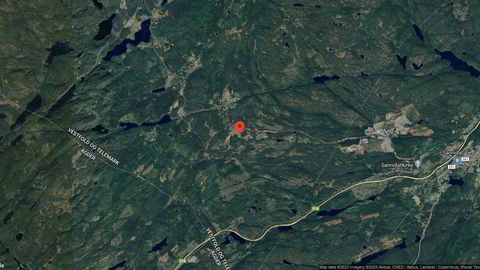 Området rundt Krokenveien 626, Drangedal, Telemark og Vestfold