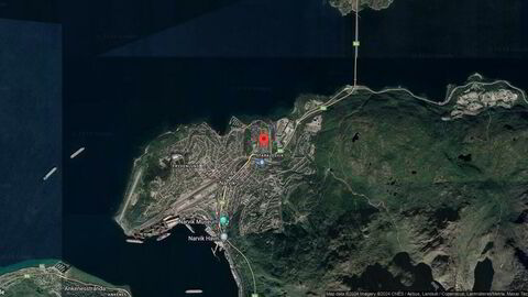 Området rundt Ursins vei 8, Narvik, Nordland
