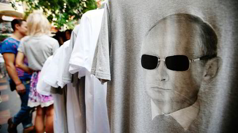 ANSVARET LIGGER HOS NABOEN. Det mener Vladimir Putin.  REUTERS/Maxim Zmeyev