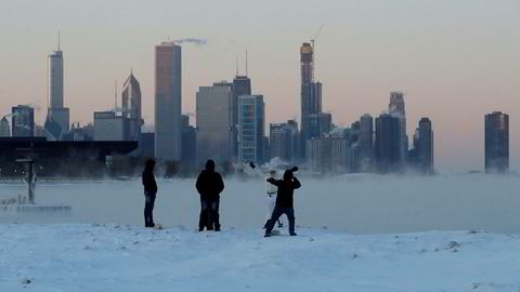 Chicago har hatt temperaturer helt nede i 30 minusgrader.