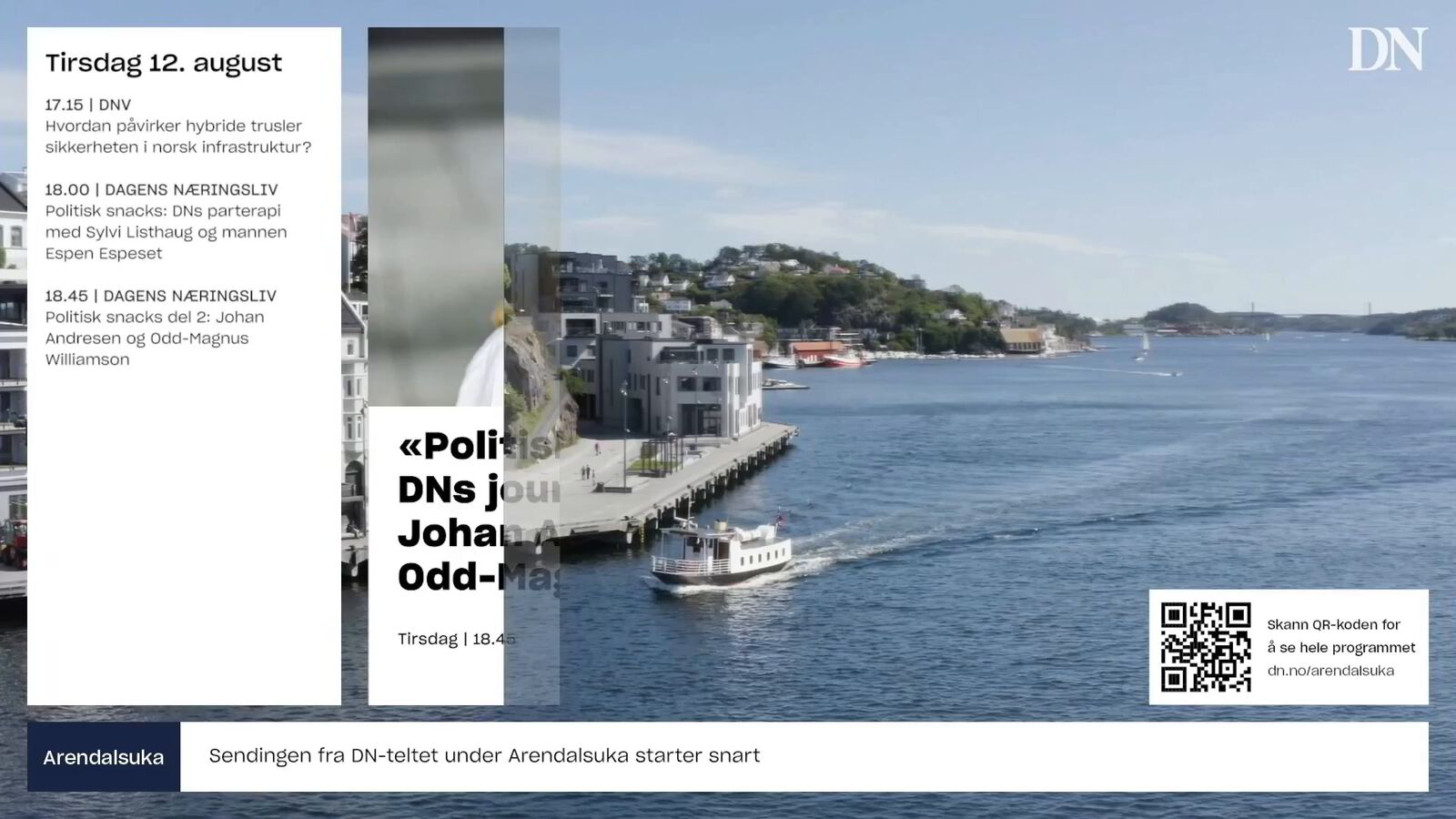 ARENDAL 2025 LIVE CLEAN FEED 2025-08-11 at 10:27