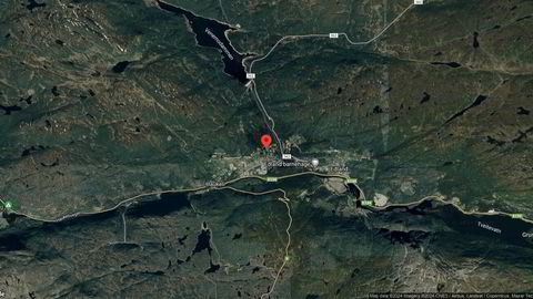 Området rundt Øvre Heddebruvegen 10, Vinje, Telemark