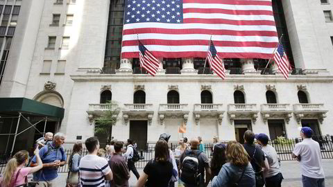 New York-børsen på Wall Street tidligere i sommer. Foto: Mark Lennihan/AP/NTB SCANPIX