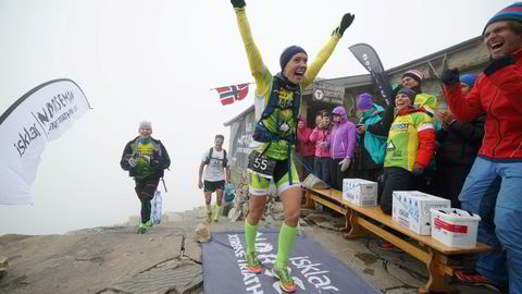 Kari Lingsom vant kvinneklassen. Foto: Norseman Xtreme Triathlon
