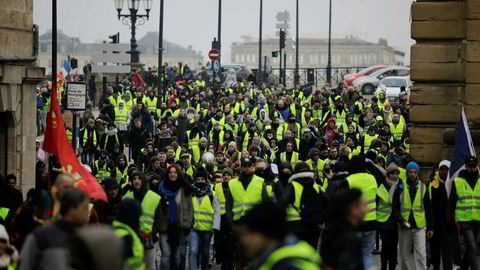 Den franske motstandsbevegelsen med gule vester samlet i fjor rundt 280.000 mennesker til opprør, fordelt på over 2000 ulike steder.