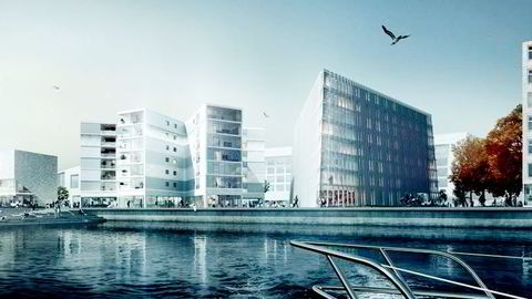 Acta-gründeren Alfred Ydstebø skal bygge Sandnes dyreste leilighet. Illustrasjon: Kjetil Andersen, Base Property