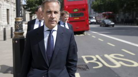 Sentralbanksjef Mark Carney i Bank of England. Foto: Peter Nicholls/REUTERS/NTB SCANPIX.