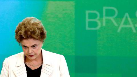 Brasils president Dilma Rousseff. (Photo by Igo Estrela/Getty Images)