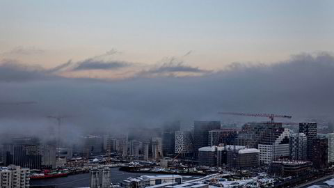 Den gjennomsnittlige kvadratmeterprisen for nye bolig er dyrest i Oslo, der en kvadratmeter koster 79.700 kroner. Bildet viser Bjørvika i Oslo.