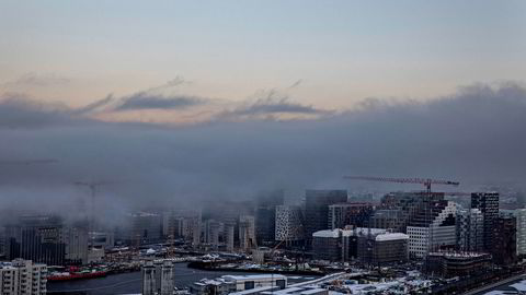 Den gjennomsnittlige kvadratmeterprisen for nye bolig er dyrest i Oslo, der en kvadratmeter koster 79.700 kroner. Bildet viser Bjørvika i Oslo.